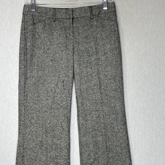 Express Editor Dress Pants Size 0 Office Career Old Money Wool Silk Academia - Picture 2 of 13